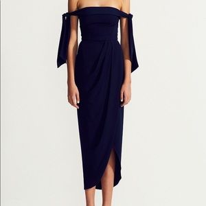 Shona Joy Navy Bustier Dress XS (Australia size 6)